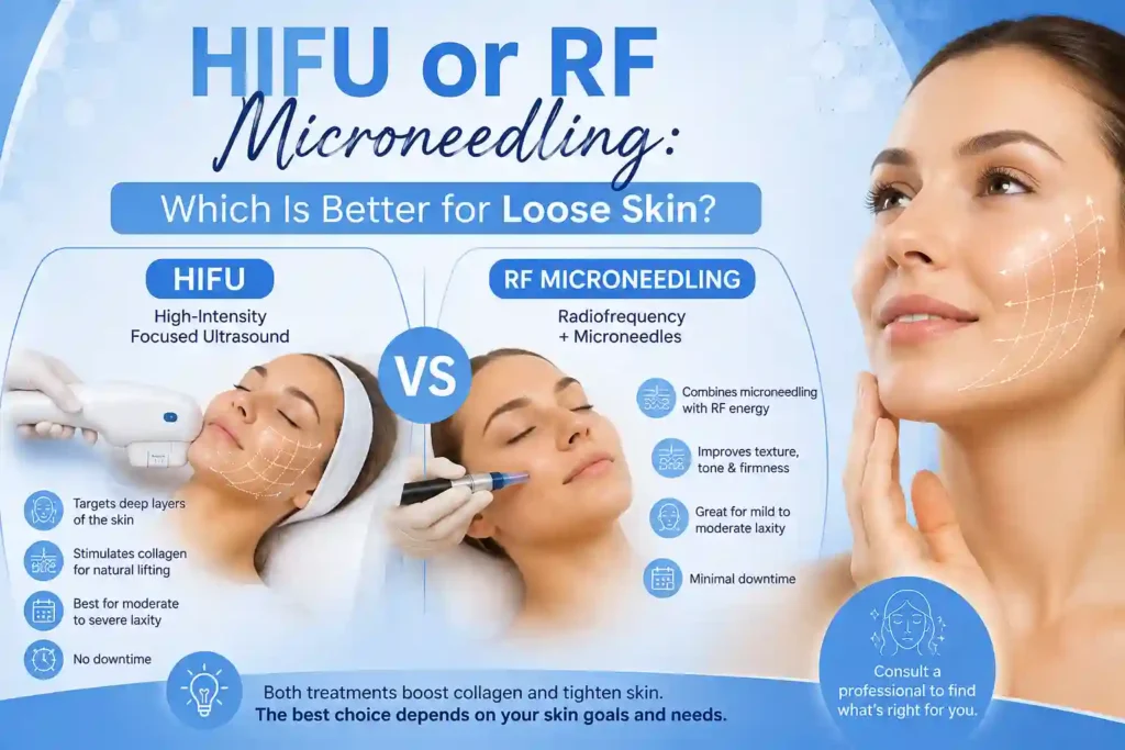 Lost the Weight but Not the Loose Skin? What You Should Know 2 HIFU or RF Microneedling: Which Is Better for Loose Skin Newcastle under Lyme?